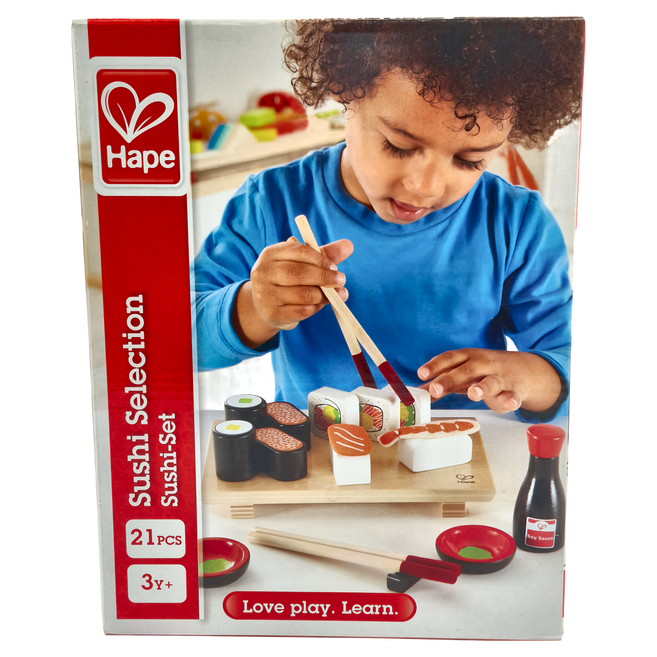 Hape 下午茶系列 愛傑卡家家酒用具, 日式壽司, 1盒