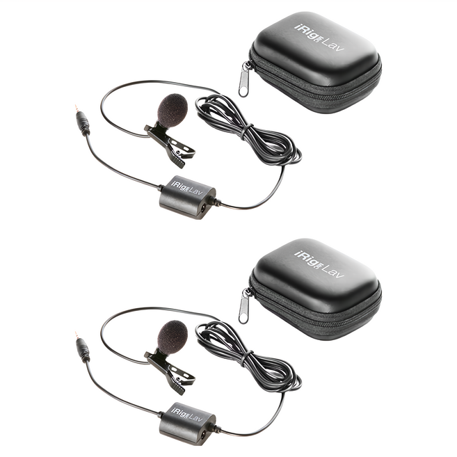 IK MULTIMEDIA iRig Mic Lav 領夾式麥克風 附收納盒 + 可卸除式防風罩 適用於iOS和Android設備, 單一商品