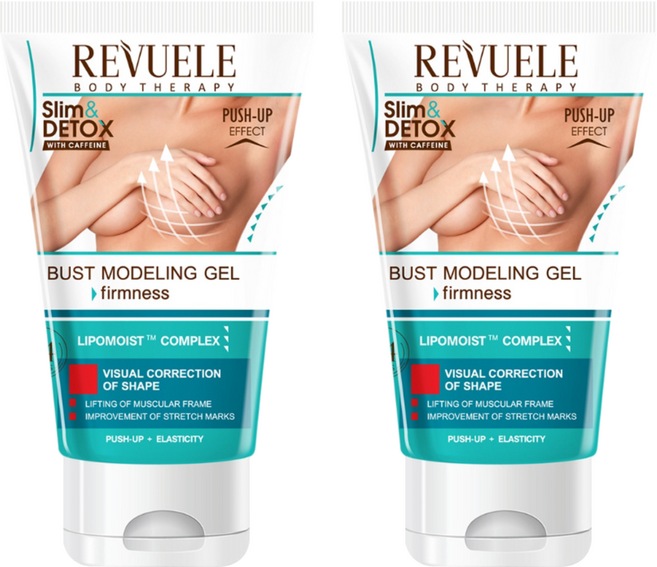 REVUELE 咖啡因美胸彈嫩凝膠, 2條, 150ml