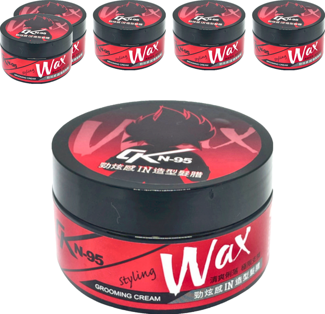 CK N-95 勁炫感IN造型髮腊 Grooming Cream 髮型定型 極限支撐, 100g, 6罐