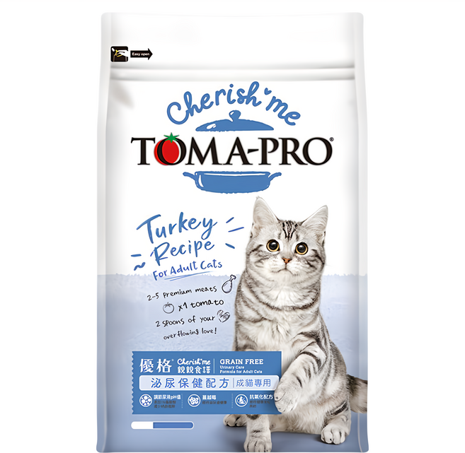 TOMA-PRO 優格 成貓 親親 泌尿保健配方 乾飼料, 火雞, 6kg, 1袋
