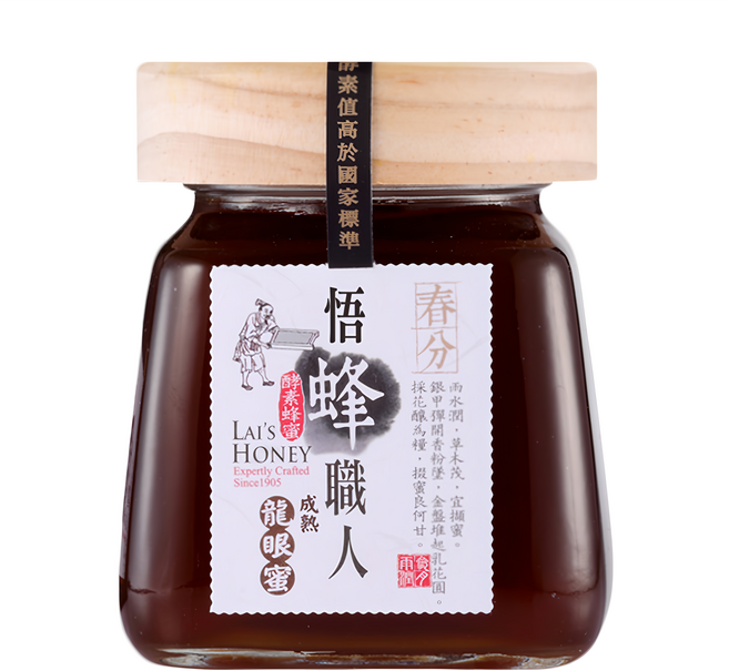 宏基蜂蜜 悟蜂職人成熟龍眼蜜, 560g, 1罐