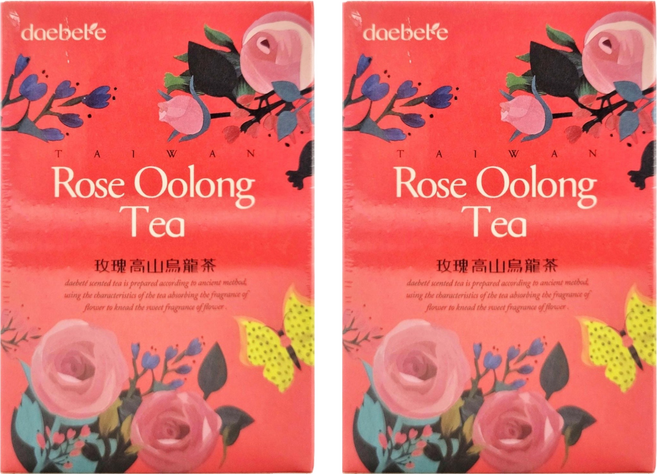 daebete 茶米茶 玫瑰高山烏龍茶 Set 清香順口, 7g, 5包, 2盒