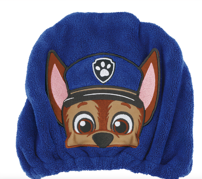Skater 兒童乾髮帽 TOC11, 汪汪隊 藍色, 1個