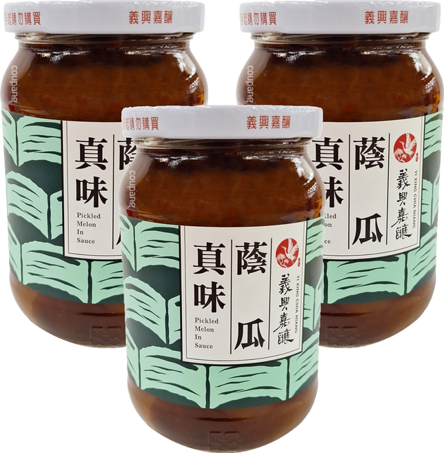 義興嘉釀 真味蔭瓜, 360g, 3罐