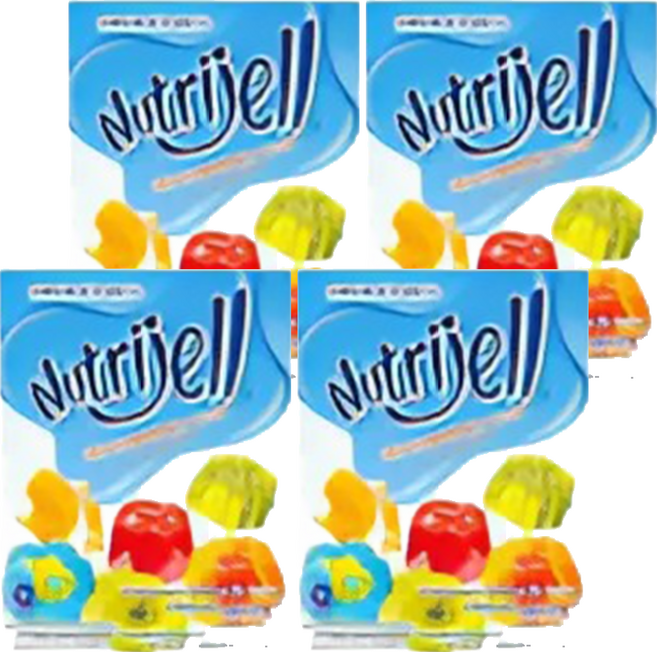 Nutrijell 果凍粉 Original 原味 12包, 180g, 4盒