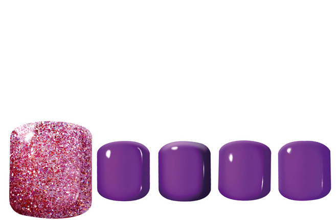 GLOSSYBLOSSOM Baking 腳部美甲貼紙 38入, Day By Day, 1組