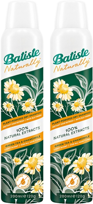 Batiste 芭緹絲 沁爽去油乾洗髮噴霧 綠茶&洋甘菊 200ml, 2件