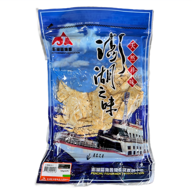 澎湖區漁會 澎湖之味 黑胡椒岩燒魷魚風味片, 1包, 120g