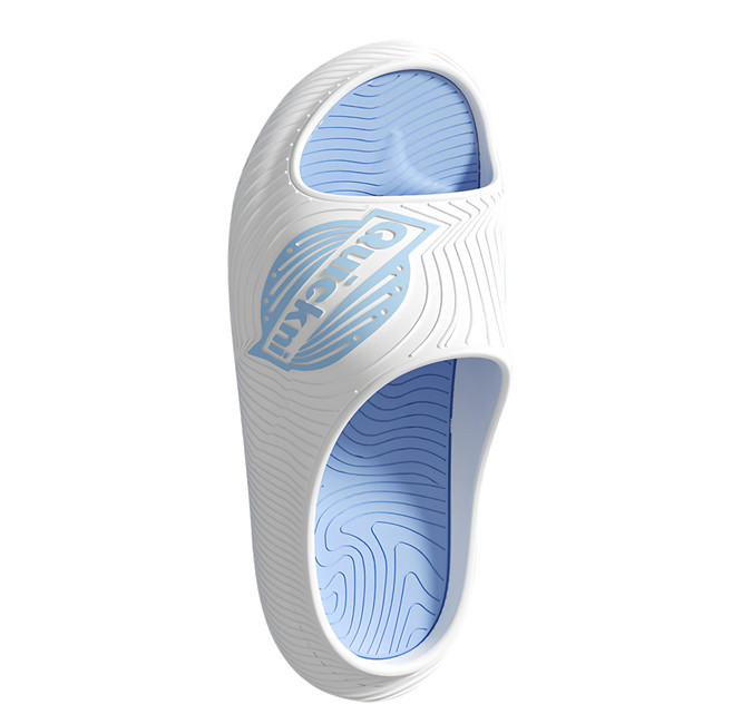 bebehome Quickni 踩屎感時尚潮酷運動涼拖鞋, 白藍色, 42~43