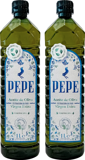 阿拉伯 PEPE 特級初榨冷壓橄欖油, 1L, 2瓶