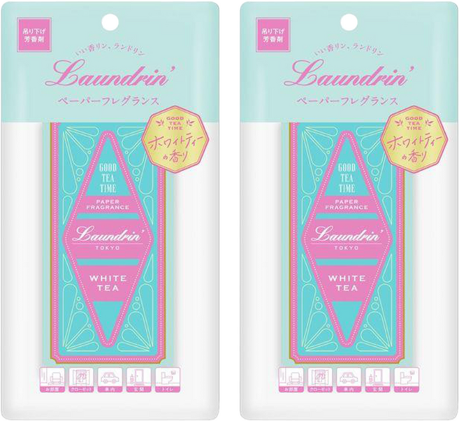 Laundrin' 朗德林 Good Tea Time香氛片 白茶香, 10g, 2包
