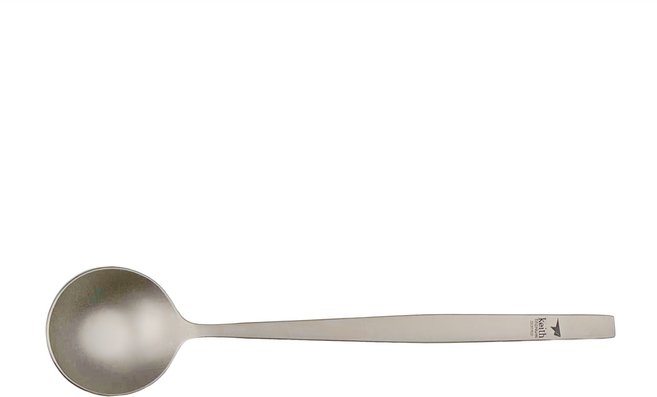 keith Titanium 鎧斯 鈦勺子 Ti5205 5 x 0.6 x 21.8cm 63g, 鈦色, Soup Spoon, 1支