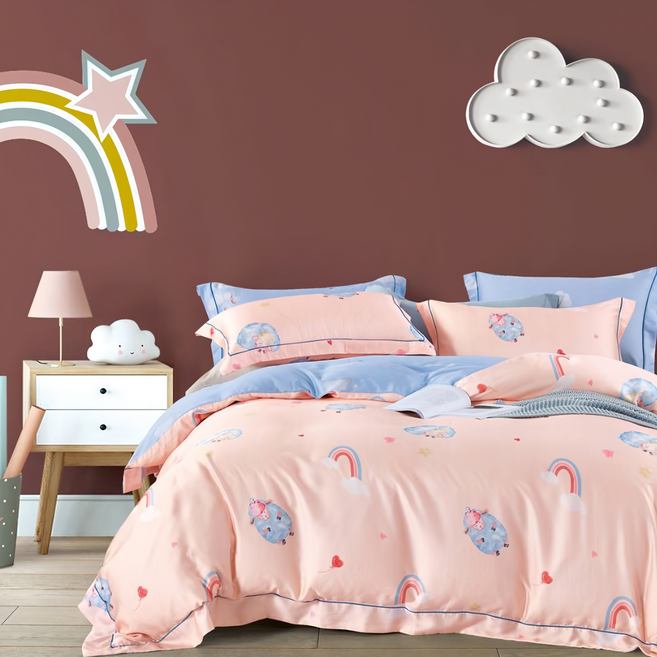 LAMINA 樂米娜 100%萊賽爾天絲枕套床包組