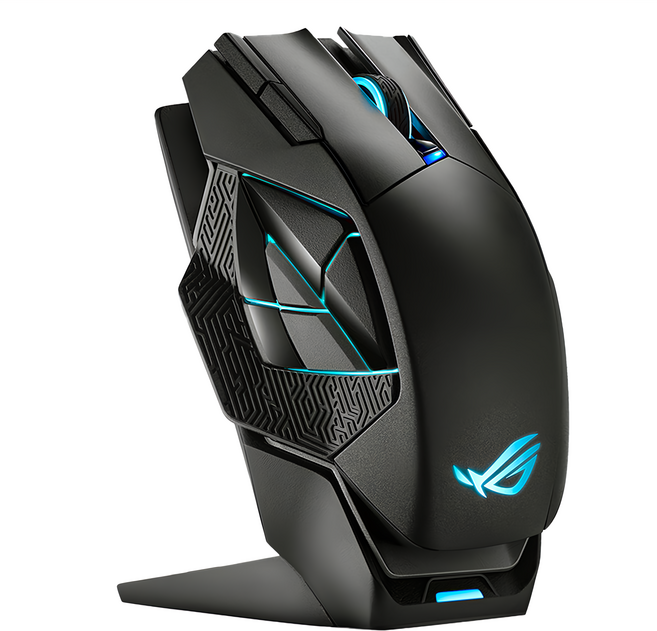 ASUS 華碩 REPUBLIC OF GAMERS 無線電競滑鼠, ROG Spatha X, 黑色