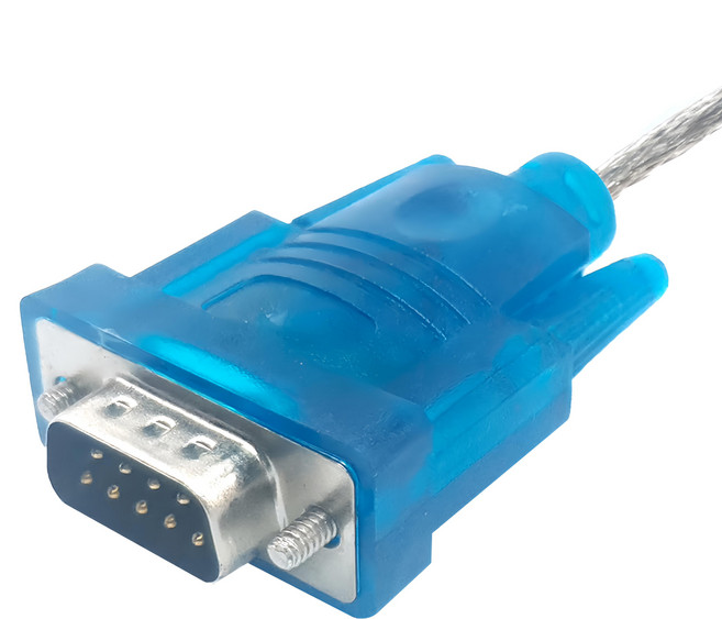 UniSync USB2.0轉RS232 9Pin高速資料傳輸線/轉接器 80cm 藍色, 單一商品, 1條