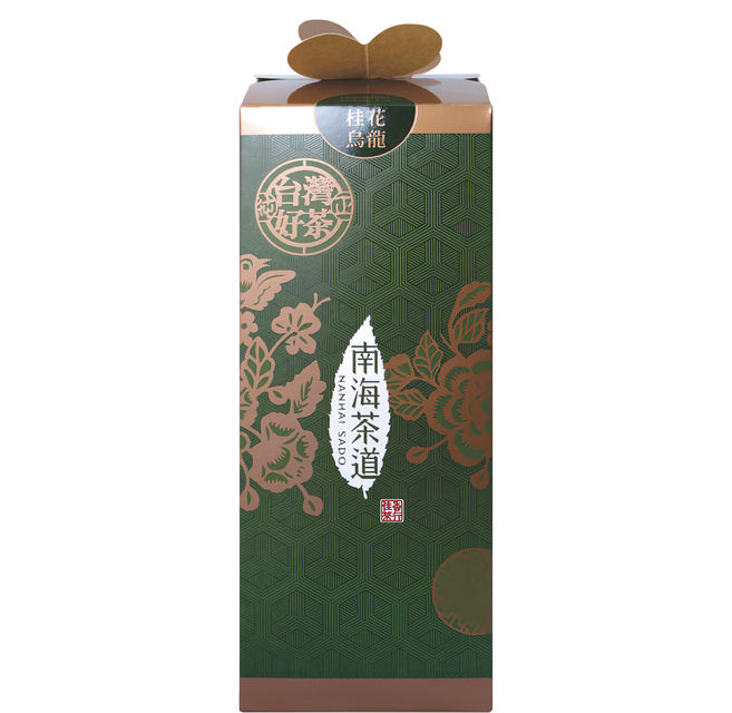 南海茶道 桂花烏龍立體茶包禮盒, 4g, 20包, 1盒