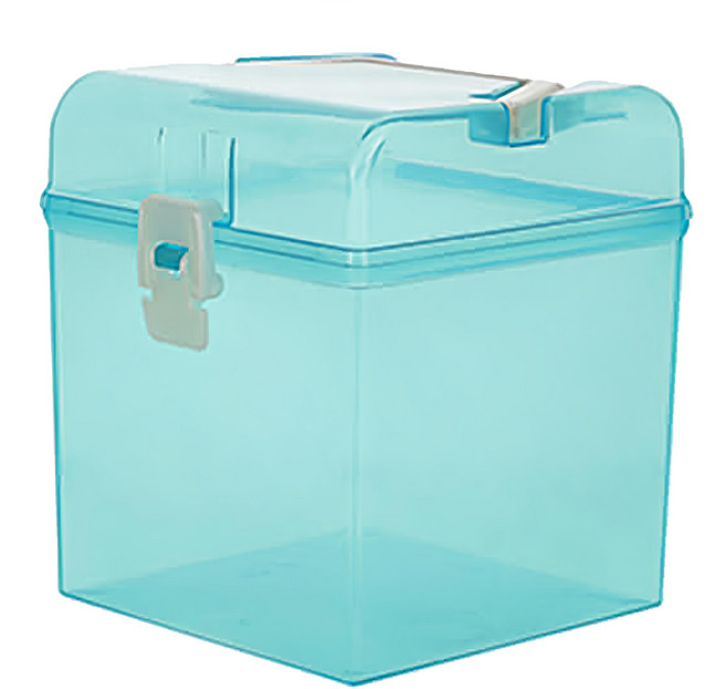 百貨King 得意高型置物箱/收納盒/置物盒 15 x 14 x 16.4cm, 顏色隨機, 1個