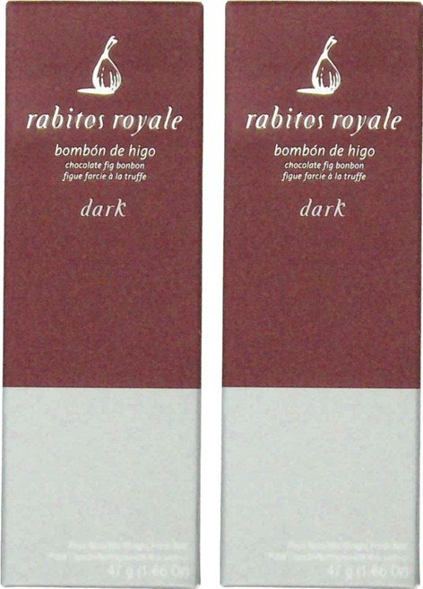 Rabitos Royale 西班牙頂級無花果松露巧克力 3顆, 47g, 2盒