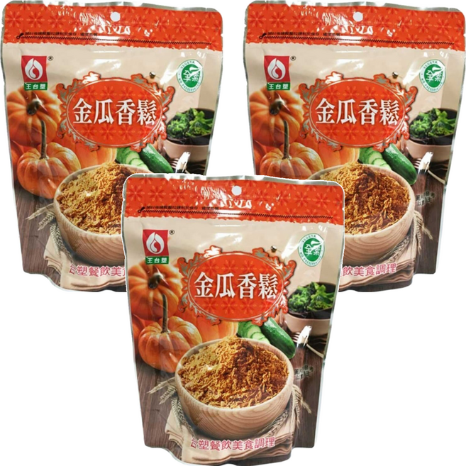 台塑餐飲 金瓜香鬆, 250g, 3包