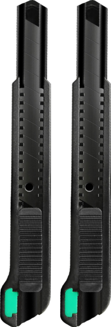 Pro'sKit 寶工 抗彎牆紙美工刀, 2支, 黑色