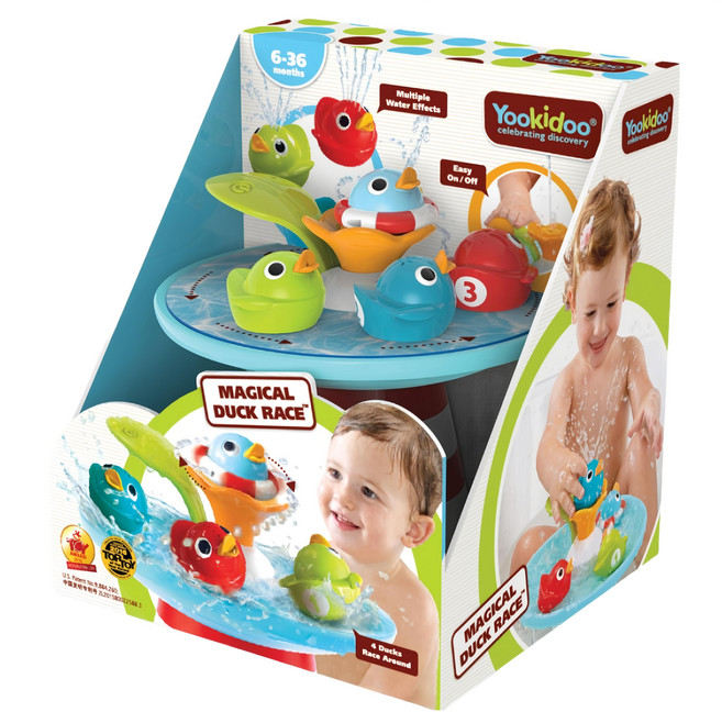 Yookidoo 戲水玩具, 魔法小鴨噴泉, 1組