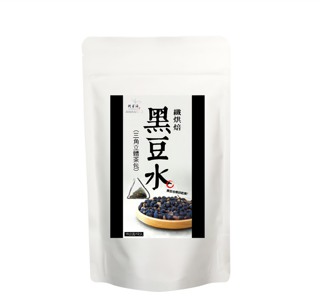 AWAStea 阿華師 纖烘焙黑豆水, 15g, 12入, 1袋
