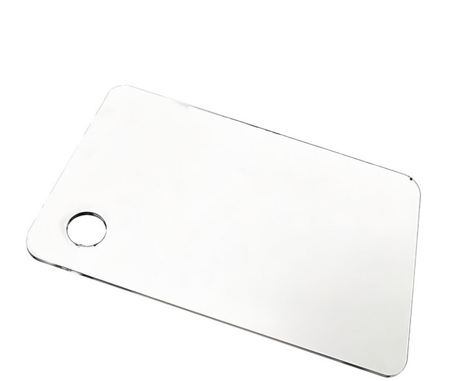 Edenstall 透明長方形壓克力調色盤, 一格, 1個