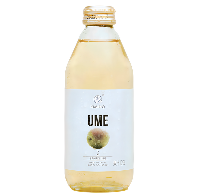 KIMINO 和歌山梅子氣泡果汁飲, 1個, 250ml