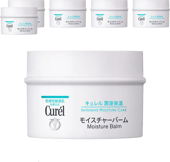 Curel 珂潤 潤浸保濕深層乳霜 面部及身體用, 70g, 6罐