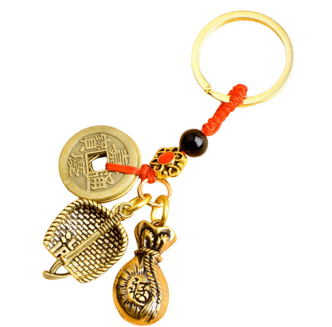 開運吊飾 黃銅貔貅系列 50g, D款, 1個