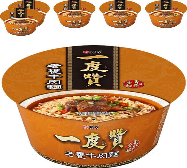 維力 一度贊 老甕牛肉麵, 6入
