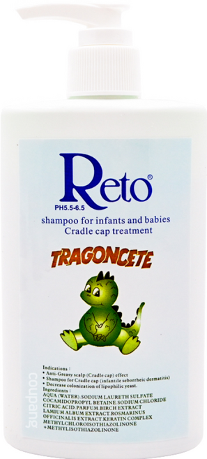 Reto 嬰幼兒油垢頭皮洗髮精 押頭版 pH5.5-6.5, 250ml, 6瓶