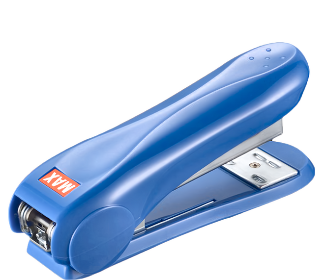 MAX 美克司 新型釘書機 HD-50 藍色 人體工學, 1個