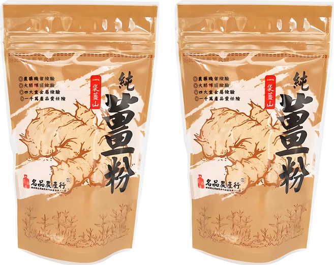 名品農產行 純薑粉, 150g, 2包