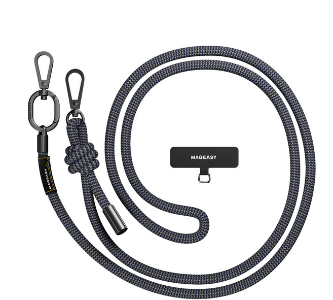 MAGEASY Strap 掛繩掛繩片組 iOS Android 手機殼相容 8.3mm, 韌性藍, 1組