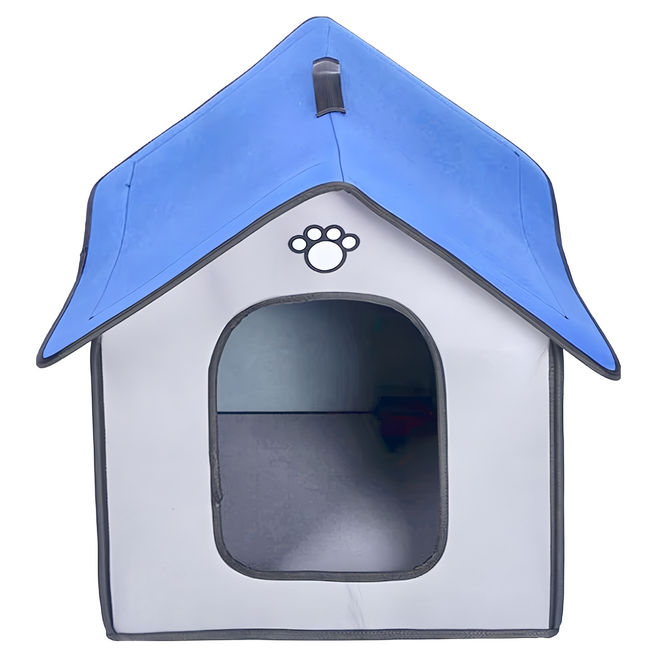 ROYALLIN 蘿林嚴選 實用戶外防水防雨狗窩 耐咬透氣 方便清洗, 灰色, 1個