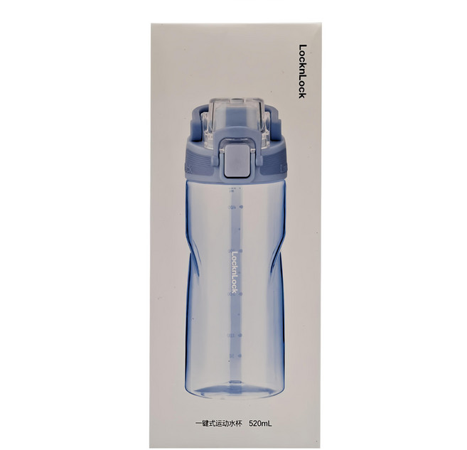 LocknLock 樂扣樂扣 收腰運動水杯 不含吸管 ABF796BLU, 藍色, 520ml, 1個