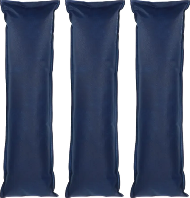 出雲屋炭八 櫥櫃專用寬版調濕木炭 中袋 藏青藍, 1L, 3包