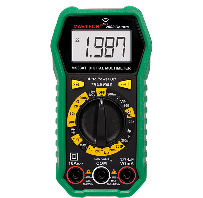 MASTECH 邁世 MS830T 數位萬用錶, 1個