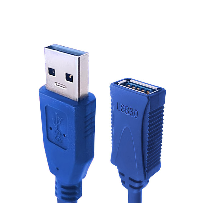 UniSync USB3.0 公對母延長線/資料傳輸線 3M, 藍色, 1條