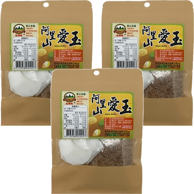 WON LAI WON 旺來旺 阿里山愛玉, 30g, 3包