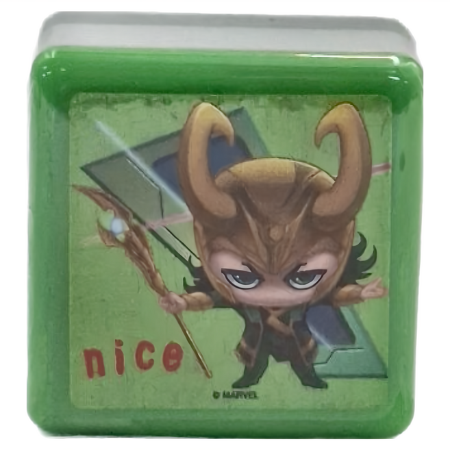 Loki 漫威方型連續印章 niceMPST30-1 6個, 1組