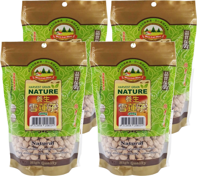 WON LAI WON 旺來旺 養生雪蓮子, 400g, 4包