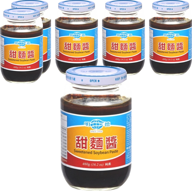 明德甜麵醬 460g 純素, 6罐
