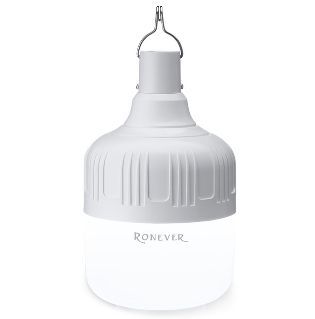 RONEVER USB戶外充電吊燈 80W 14 x 7.5 x 7.5cm 120g, 白色, 1個