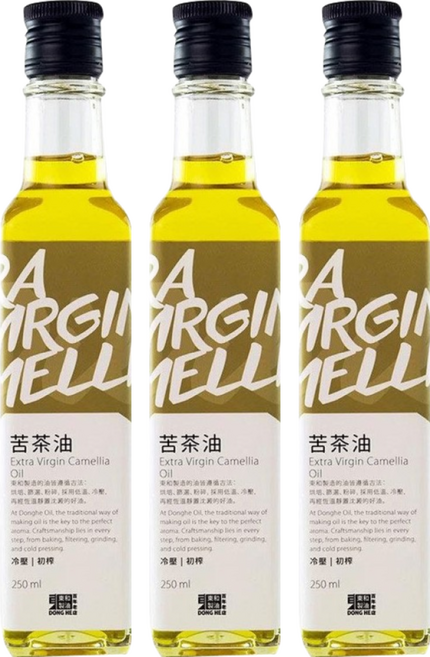 東和製油 苦茶油, 250ml, 3瓶