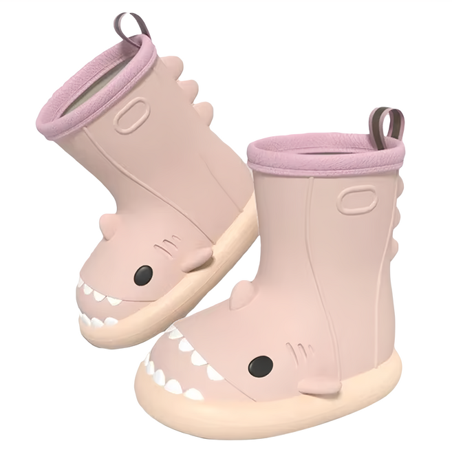 可愛鯊魚兒童雨鞋