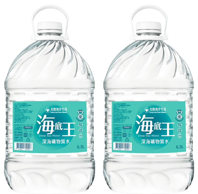 光隆海洋生技 海底王深海礦物質水, 6200ml, 2瓶