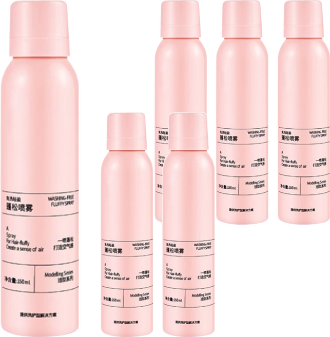 小麥購物 乾洗髮噴霧 粉罐 Y074 140g, 6瓶, 150ml